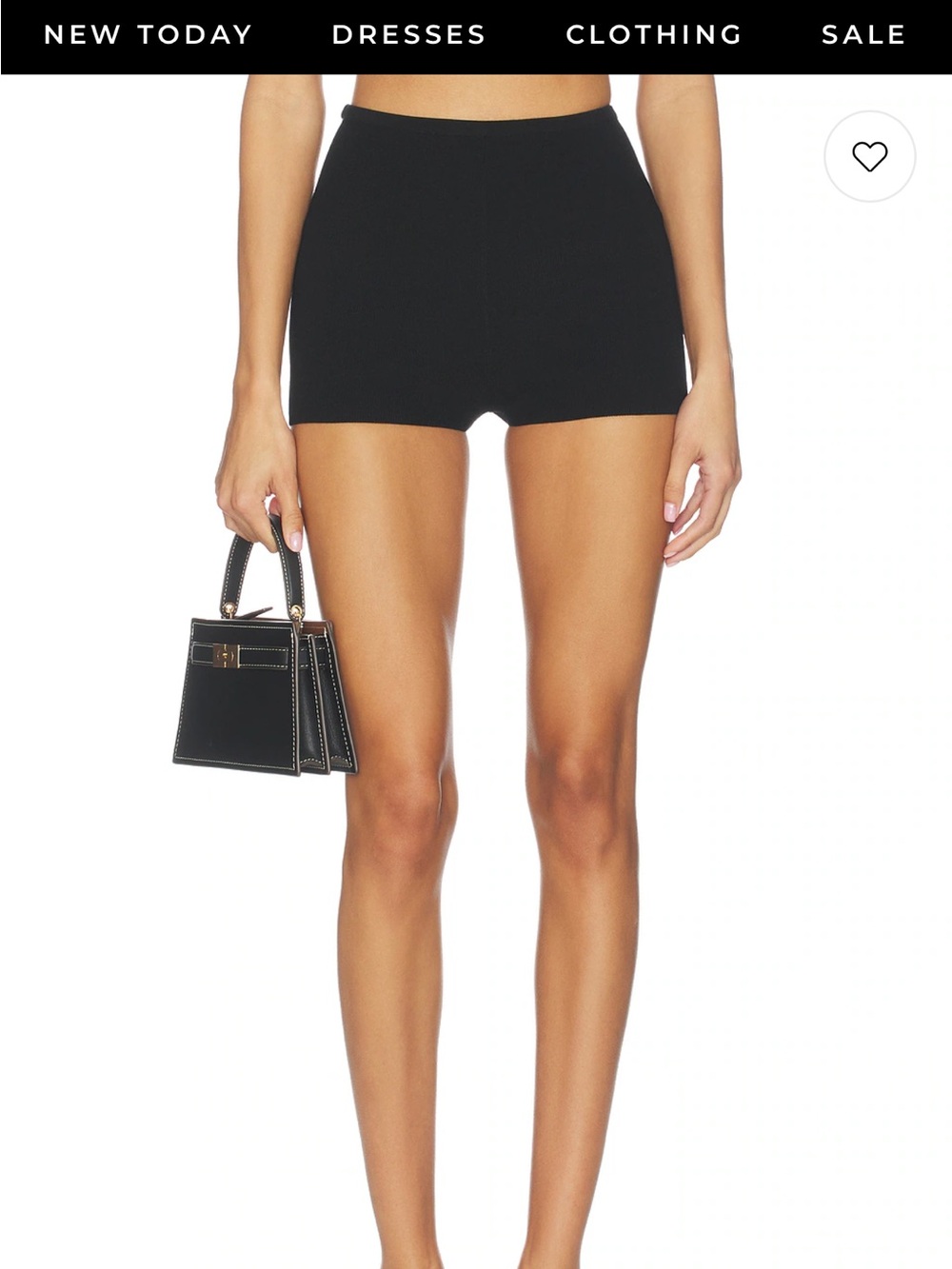 REVOLVE Black High-Rise Bike Shorts